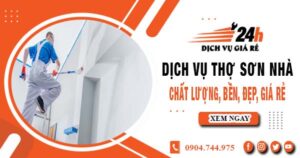 Thợ sơn nhà tại quận 1【Chuyên nhận sơn lại nhà củ giá rẻ】