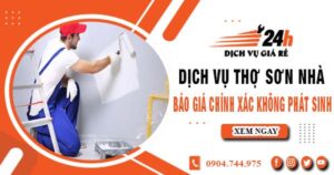 Thợ sơn nhà tại quận 12【Chuyên nhận sơn lại nhà củ giá rẻ】