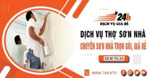 Thợ sơn nhà tại quận 3【Chuyên nhận sơn lại nhà củ giá rẻ】