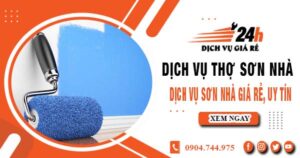 Thợ sơn nhà tại quận 6【Chuyên nhận sơn lại nhà củ giá rẻ】