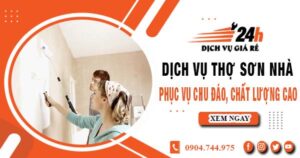 Thợ sơn nhà tại quận 9【Chuyên nhận sơn lại nhà củ giá rẻ】