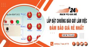 Báo giá lắp đặt chuông báo giờ làm việc tại quận 8 giá rẻ nhất