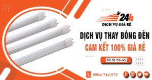 Báo giá thay bóng đèn tại Bình Tân【Cam kết 100% giá rẻ】