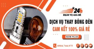 Báo giá thay bóng đèn tại Gò Vấp【Cam kết 100% giá rẻ】