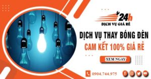 Báo giá thay bóng đèn tại Phú Nhuận【Cam kết 100% giá rẻ】