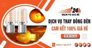 Báo giá thay bóng đèn tại quận 11【Cam kết 100% giá rẻ】