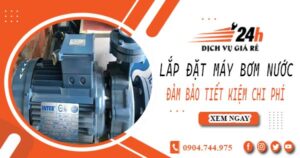 Hỗ trợ lắp đặt máy bơm nước tại Tân Uyên -【Tiết kiệm ± 10%】
